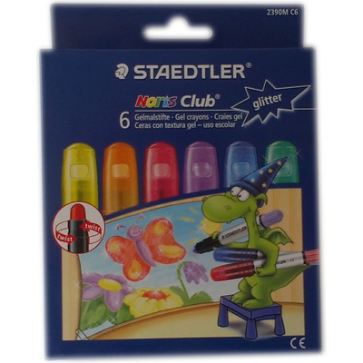 STAEDTLER Гел пастели с брокат Щадлер Staedtler 6 цвята