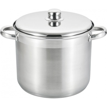 Rosberg Дълбока тенджера Rosberg R51211B20S, 20 см, 5.5 л, Капак, Многослойно дъно, Индукция, Инокс (5R1211B20S)