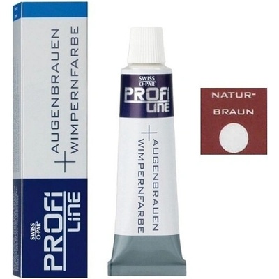 Profi Line farba na obočie a riasy Natural Brown 15 ml