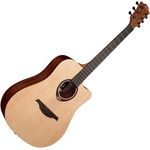 LÂG GUITARS T70DC Natural Satin