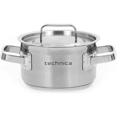 TECHNICA Stredný hrniec z nehrdzavejúcej ocele s pokrievkou 1,9 l s priemerom 160 mm Platinum Line