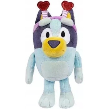 Image 1 of TM Toys Bluey: Плюшена играчка Bluey с лента за глава на сърца - 20 см (19167BLUHP)
