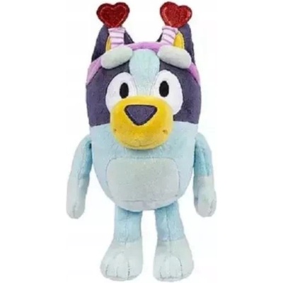 TM Toys Bluey: Плюшена играчка Bluey с лента за глава на сърца - 20 см (19167BLUHP)