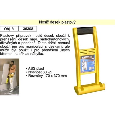 Nosič desek(do 80 kg,sádrokarton,lamino)