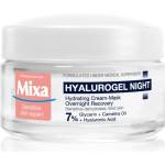 Mixa Hyalurogel Night хидратиращ крем за лице за нощ 50ml