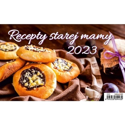 Helma Stolový riadkový 22,6x13,9 cm Recepty starej mamy 2026