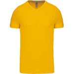 Kariban v-neck k357 / Мъжка тениска с къс ръкав - жълта xl (20k35720004)
