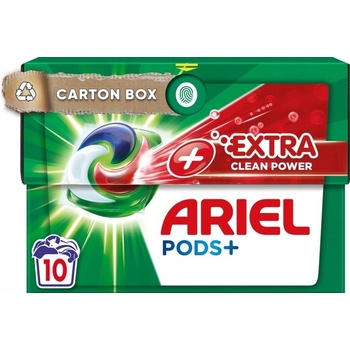 Ariel +Extra Cleaning Power All-in-1 PODS Gélové Kapsuly Na Pranie 10 PD