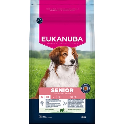 Eukanuba Senior Small & Medium jehněčí 3 kg