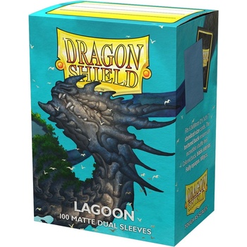 Dragon Shield Протектори за карти Dragon Shield Dual Sleeves - Matte Lagoon (100 бр. )