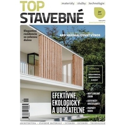 Top stavebné materiály, služby, technológie jar 2025