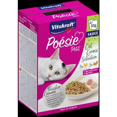 Vitakraft Poésie Délice Plus kuřecí a losos 6 x 85 g