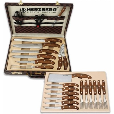 Herzberg HG K25LB sada nožů 25 ks