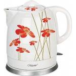 Maestro Maestro MR-066 Kettle Red Flowers White Електрически кани