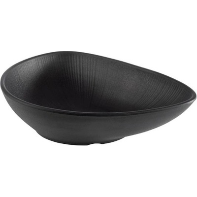 APS Melaminová miska Nero černá 28 x 22 cm x 7 cm 1 l