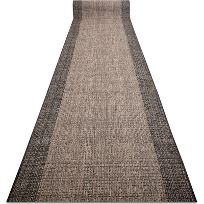 Najkoberce Behúň SIZAL SION 6053 čierny / hnedý metráž 70 cm