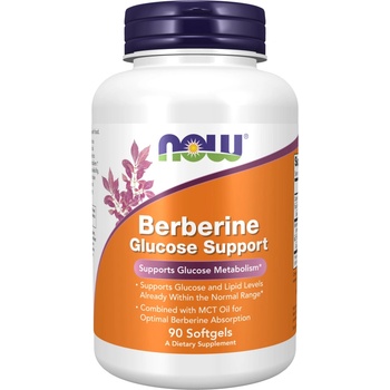 NOW Berberine Glucose Support, 90 капсули, Now