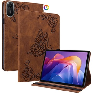 Xiaomi Кожен калъф с протектор за Xiaomi Redmi Pad 2, дизайн Пеперуда 6 цвята