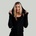 GymBeam STRIX Дамски суичър с цип MERINO I Black XS