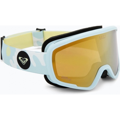 Roxy Детска маска за сноуборд ROXY Missy big flowers/clux ml light blue