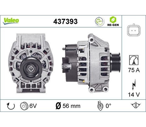 Generátor VALEO 437393