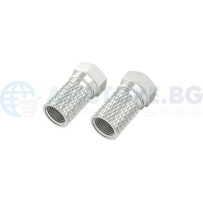 Hama Адаптер hama, f-конектор мъжко, Метален, 4 броя (hama-205273)