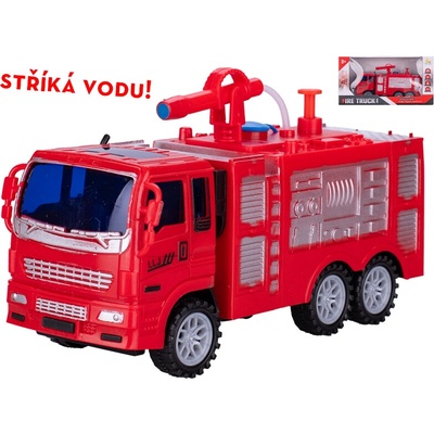 Mikro Trading Auto hasiči 19 cm stříkající vodu na setrvačník