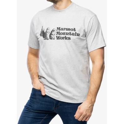 Marmot MMW Tee S/S light grey heather