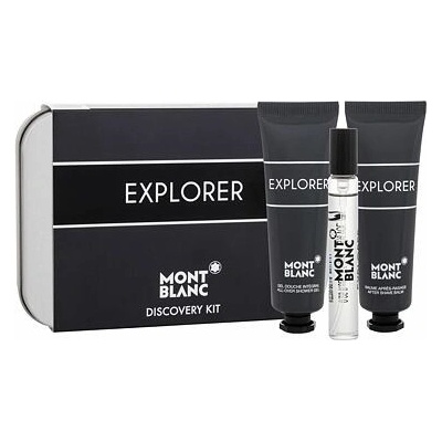 Montblanc Explorer EDT 7,5 ml + balzam po holení 30 ml + sprchový gél 30 ml darčeková sada