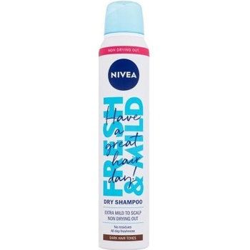 Nivea Fresh Revive Dark Tones suchý šampón pre objem 200 ml