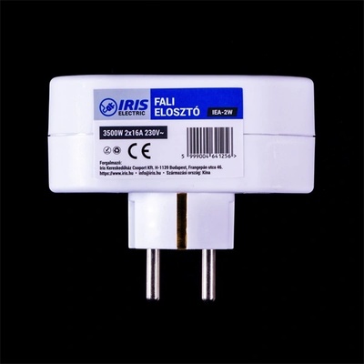 Iris Electric Разпределителна кутия за стенен монтаж IRIS Electric IEA-2W с два контакта 2X16A (IEA-2W)