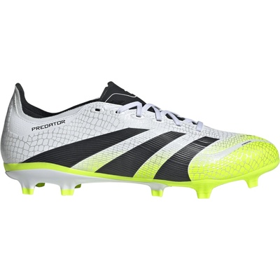 adidas Predator LEAGUE FG/MG biela svetlo zelená čierna