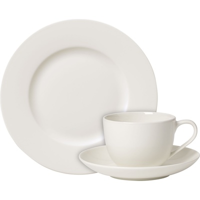 Villeroy & Boch Чинии за закуска и чаши за кафе For Me с чинийки 8 части (10-4153-9014)