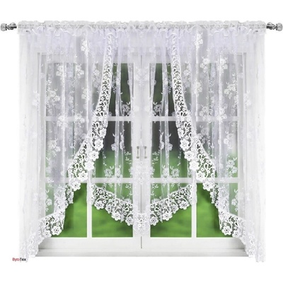 BytoTex Luxusní vyšívaná záclona Marcela 400x150 cm