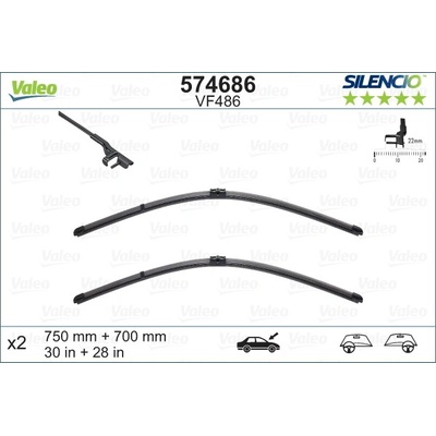 VALEO Stieracia lišta 574686