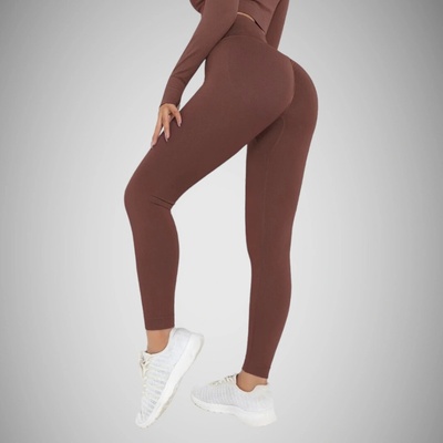 Legínovo Push-up legíny brown light