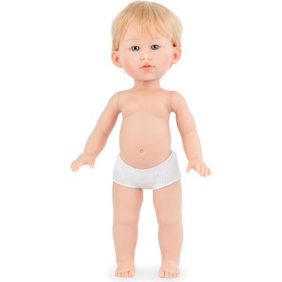 Marina & Pau holčička Sofia bez oblečení tmavě hnědé vlasy Petit Soleil 30 cm