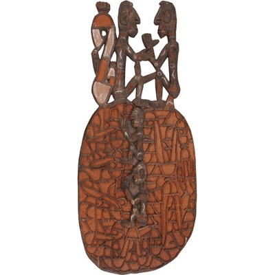 Štít Asmat dřevořezba 84 cm