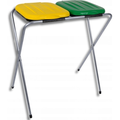 Begris Stojan na odpadkové pytle 2 pozice 120 l vícebarevný výklopný