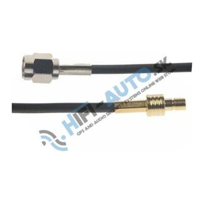 Anténny adaptér GPS SMB samec/SMA samec; RG174, 15 cm