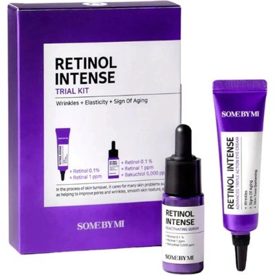 Some By Mi Retinol Intense Trial Kit Sada miniatur s retinolem Pleťové sérum 10 ml + Oční krém 10 ml