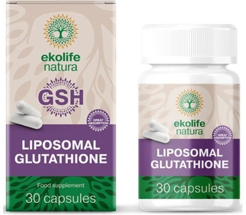 Ekolife Natura Liposomal Glutathione 30 kapslí od 584 Kč