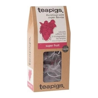 TEAPIGS Super Fruit anglický ovocný čaj v pyramidových sáčcích 15 ks