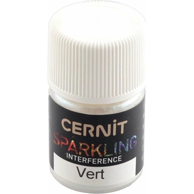 Cernit Sparkling 5 g interferenčná zelená