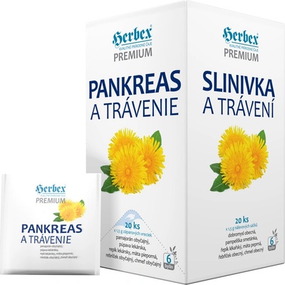 HERBEX Pankreas a trávenie 20 x 1,5 g