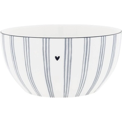 Bastion Collections Miska Bowl Watercolour Blue Stripes 14,5 x 7 cm