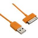 4World 07938 USB 2.0, 1m, oranžový