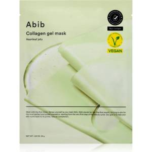 Abib Collagen Gel Mask Heartleaf Jelly интензивна хидрогелна маска с успокояващ ефект 35 гр