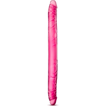 Image 1 of Blush Novelties B Yours 16 Inch Double Dildo Pink