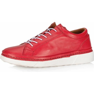 Iberius Dámské polobotky 086 1408 červená S3